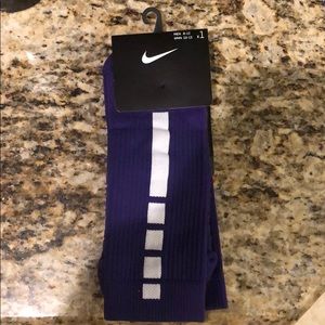 Purple Nike Elite Socks